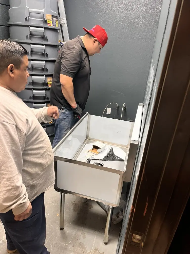 Commercial plumbing and sink installation in Chula Vista