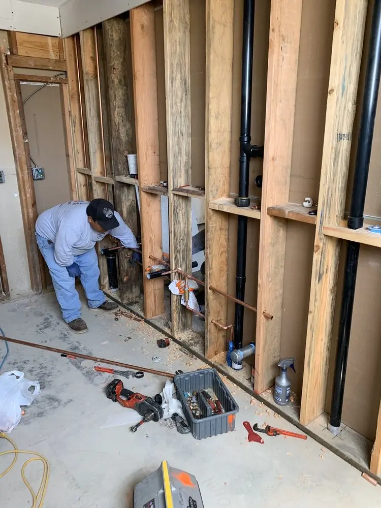 Commercial rough-in plumbing for Gas Line Repair in Chula Vista